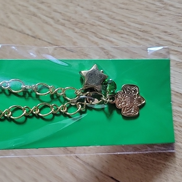 Girl Scouts Jewelry Girl Scout Trefoil Charm Bracelet Poshmark